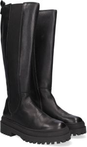 Red-Rag Red Rag Vrouwen Leren Chelsea boots Laarzen Damesschoenen 71204 Zwart