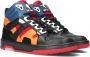 Red-Rag Red Rag 13679 Hoge sneakers Leren Sneaker Jongens Zwart - Thumbnail 1