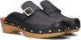 RED-RAG Clogs Dames 79566 Maat: 37 Materiaal: Leer Kleur: Zwart - Thumbnail 1