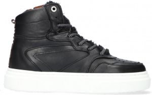 Red-Rag Red Rag 13144 Hoge sneakers Leren Sneaker Meisjes Zwart