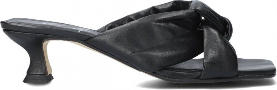 Red Rag Stijlvolle zwarte muiltjes met kittenhak Black Dames