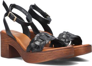 Red-Rag Zwarte Hak Sandalen | Red Rag 79518