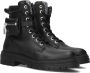 Red-Rag 12472 Veterboots Laarzen Met Veters Meisjes Kids Zwart - Thumbnail 1