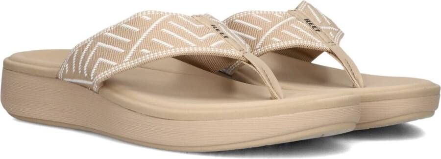 REEF Beige Slippers Cushion Cloud Tx