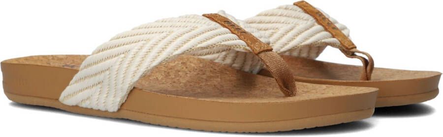 REEF Beige Teenslippers Cushion Strand