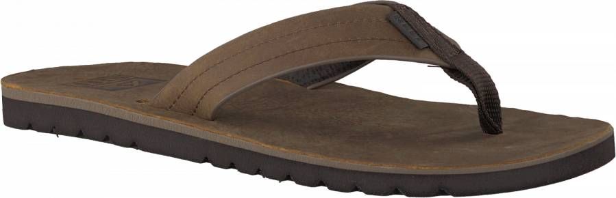 Reef Voyage Le Heren Slippers Dark Brown