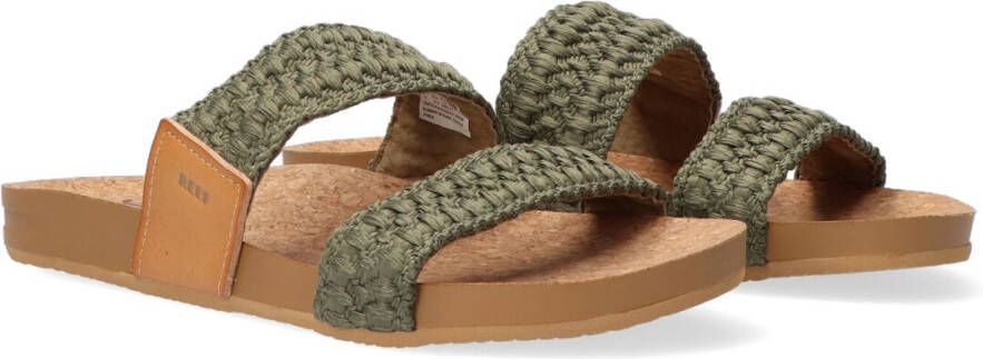 Reef Groene Slippers Cushion Vista Thread