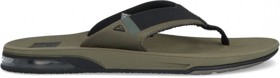 Reef Fanning Low Olive Heren Slippers Olijfgroen - Foto 2