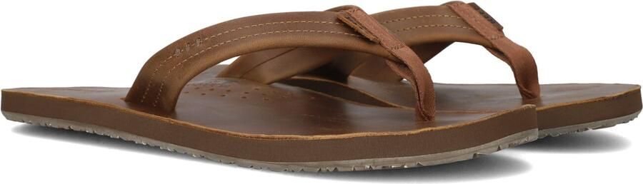 Reef Draftsmen leren teenslippers bruin