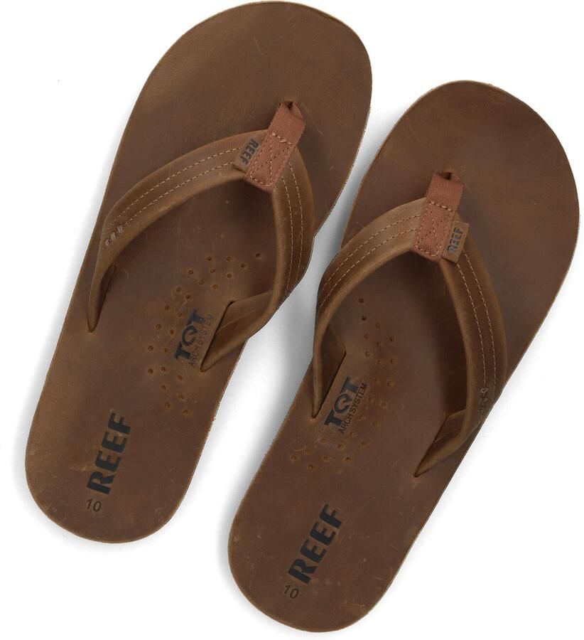 Reef Draftsmen leren teenslippers bruin - Foto 2