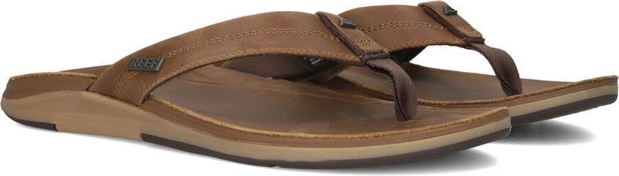 REEF Bruine Slippers Leather Offshore