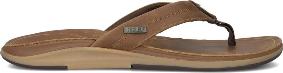 REEF Bruine Slippers Leather Offshore - Foto 5