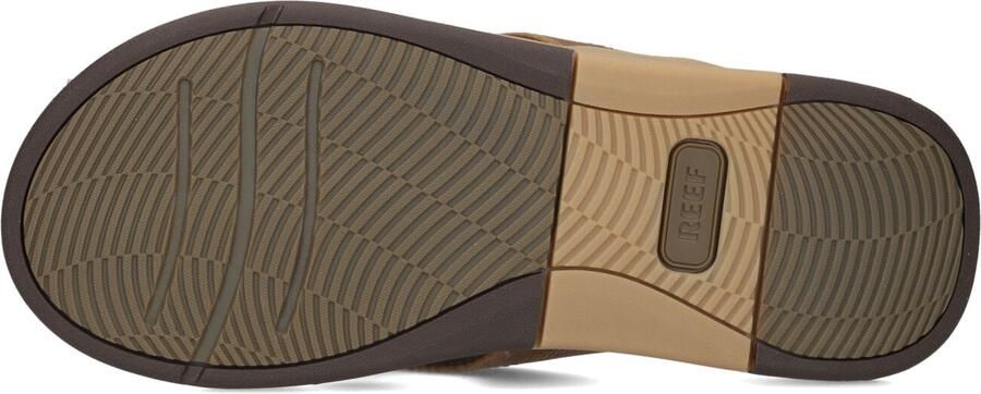 REEF Bruine Slippers Leather Offshore - Foto 3