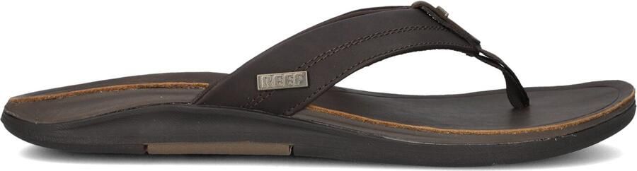 REEF Bruine Slippers Leather Offshore - Foto 4