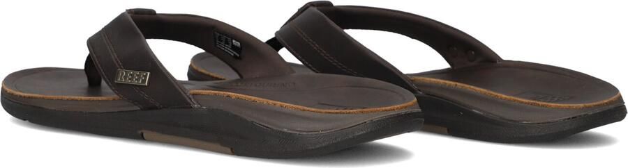 REEF Bruine Slippers Leather Offshore - Foto 5