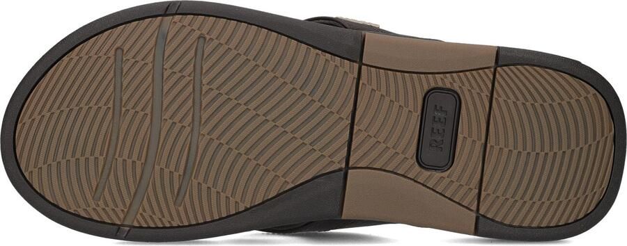REEF Bruine Slippers Leather Offshore - Foto 3