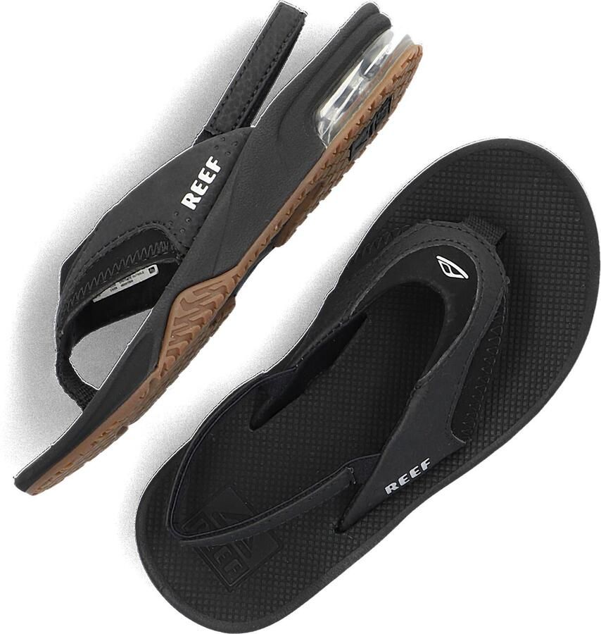 Reef Kid's Little Fanning Sandalen maat 11K 12K zwart