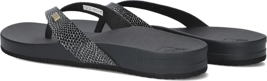 Reef Cushion Court Teenslippers Zomer slippers Dames Zwart - Foto 4