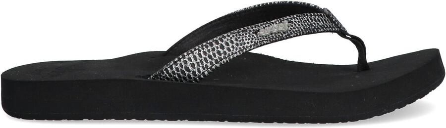 Reef Star Cushion Sassyblack Silver Dames Slippers Zwart Zilver - Foto 5