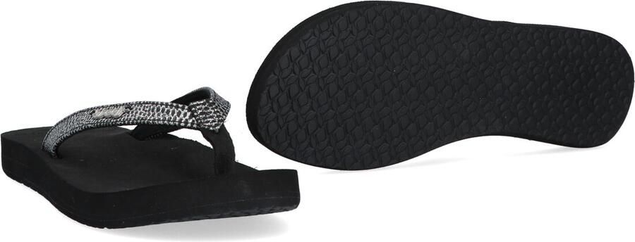 Reef Star Cushion Sassyblack Silver Dames Slippers Zwart Zilver - Foto 3