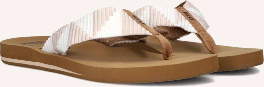 Reef Spring Woven Teenslippers Zomer slippers Dames Zwart