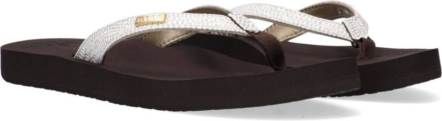 Reef Cushion Court Infradito Donna – Brown Sassy, Suola In Gomma Leggera, Plantare Morbido