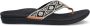 Reef Ortho Wovenblack White Dames Slippers Zwart Wit - Thumbnail 1
