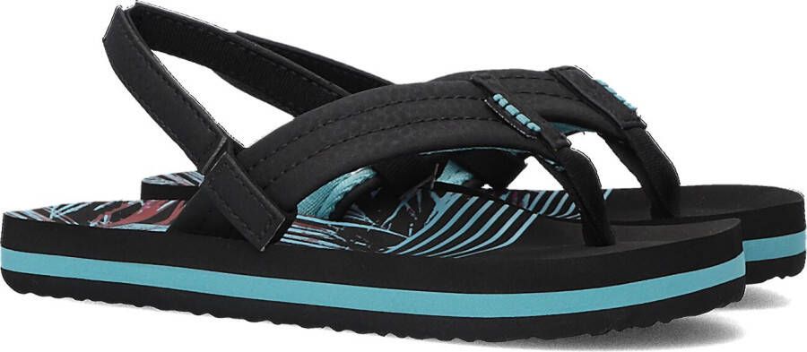 REEF Zwarte Sandalen Little Ahi