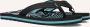 Reef Kids Ahideep Sea Stripes Slippers Blauw - Thumbnail 12