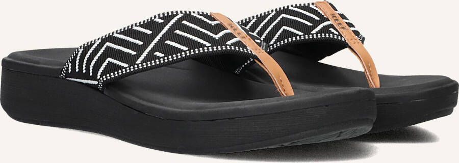 REEF Zwarte Slippers Cushion Cloud Tx