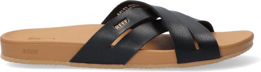 REEF Zwarte Slippers Cushion Spring Bloom