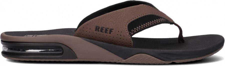 Reef Zwarte Slippers Fanning - Foto 2