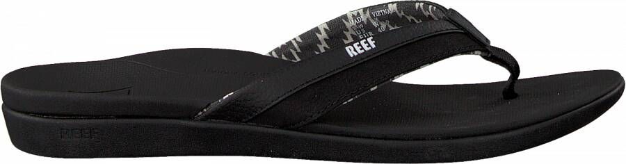 Reef Zwarte Slippers Ortho Bounce Coast Women