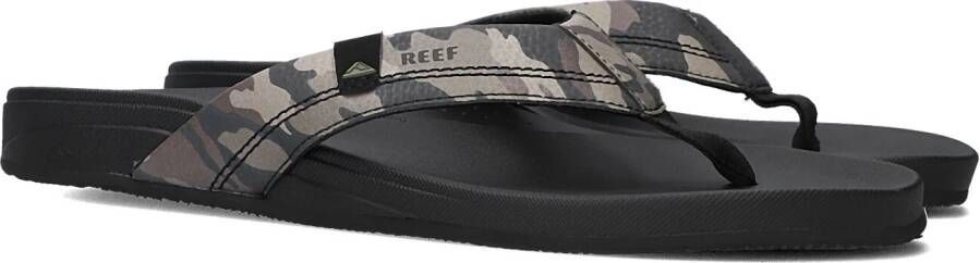 REEF Zwarte Teenslippers Cushion Spring