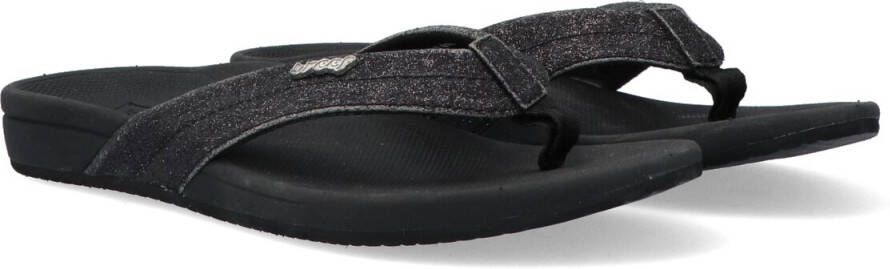 Reef Zwarte Teenslippers Ortho Spring