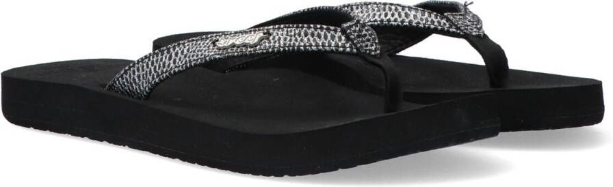 REEF Zwarte Teenslippers Star Cushion Sassy