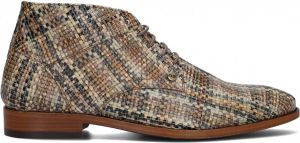 Rehab Barry Square Nette schoenen Veterschoenen Heren Beige