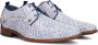 Rehab Greg Tile Delft Nette schoenen Veterschoenen Heren Blauw - Thumbnail 1