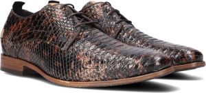 Rehab Greg Snake Carpet Nette schoenen Veterschoenen Heren Bruin