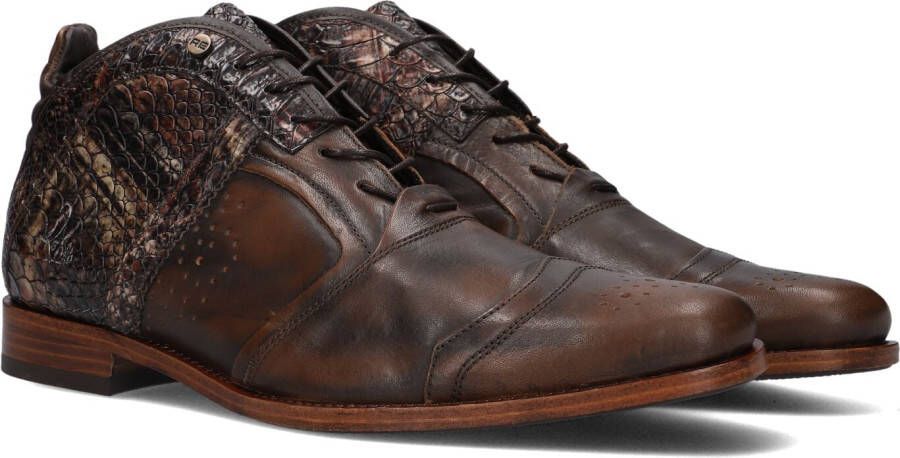 Rehab Stijlvolle Heren Leren Schoenen Kurt II Multicolor Heren Schoenen