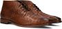 Rehab Barry Croco Nette schoenen Veterschoenen Heren Cognac - Thumbnail 1