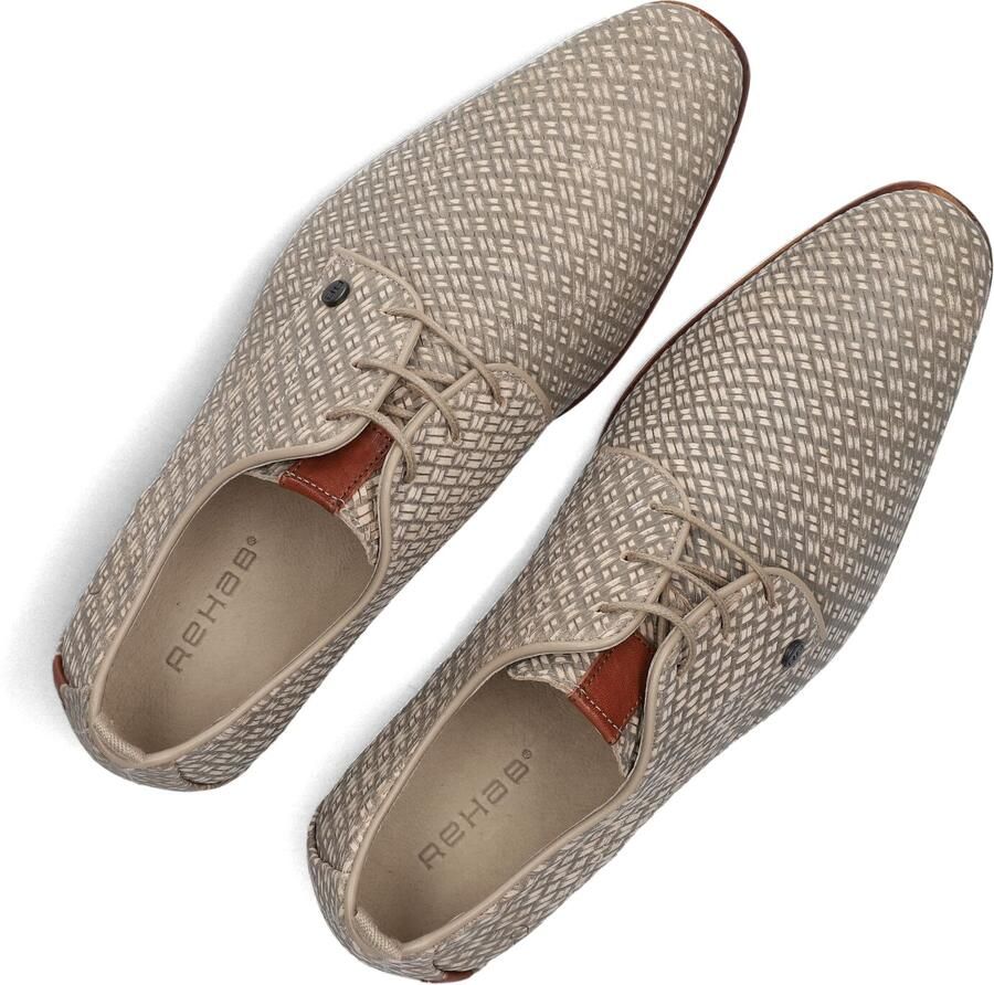 Rehab Greg Braid Nette schoenen Veterschoenen Heren Beige - Foto 2