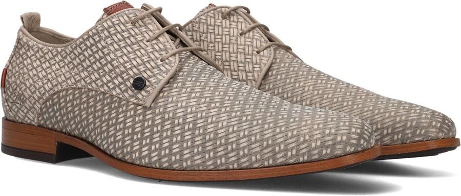 Rehab Greg Braid heren nette schoenen Beige wit