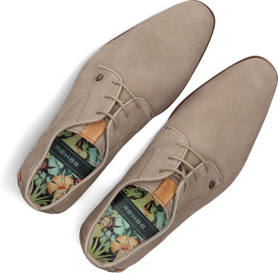 Rehab GREG WALL SUE 5000 SND NM heren veterschoenen gekleed beige - Foto 2