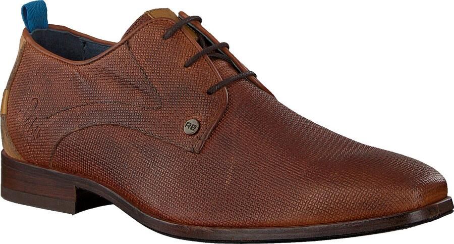 Rehab Vrouwen Veterschoenen Herenschoenen Greg Wall Cognac