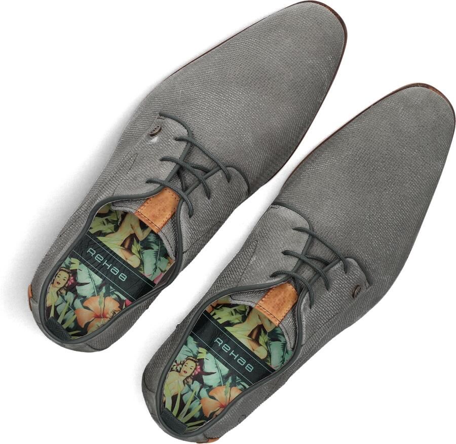 Rehab GREG WALL SUE 6400 GRN heren veterschoenen gekleed groen - Foto 2