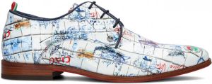 Rehab Fred Croco Ldv Nette schoenen Veterschoenen Heren Wit