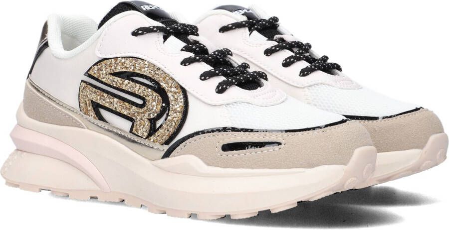 Replay Athena JR-1 chunky sneakers wit beige Meisjes Imitatieleer Printopdruk 34