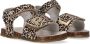 REPLAY Ibiza sandalen met panterprint goud - Thumbnail 4