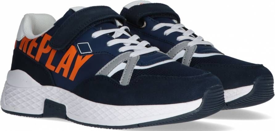 Replay Amber sneaker Sneakers Jongen blauw - Schoenen.nl